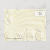 教会の扉に十字架を刻む ポストカード (裏面)