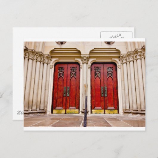 教会の扉 ポストカード (正面/裏面)
