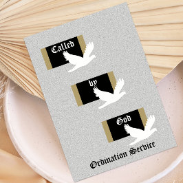 教会の按手式招待状に任命される 招待状