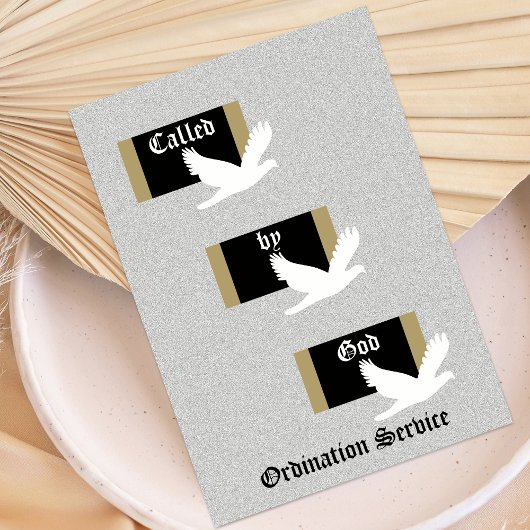 教会の按手式招待状に任命される 招待状