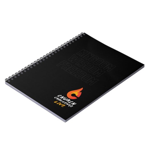 教会の挑戦キングダムウィズダム自由の炎 ノートブック (左側)