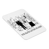 教会の挙式で牧師が弁護士にノーと言う マグネット (右側)