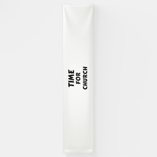 教会の時間 横断幕 (縦)