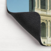 教会の正面の眺めの マウスパッド (コーナー)