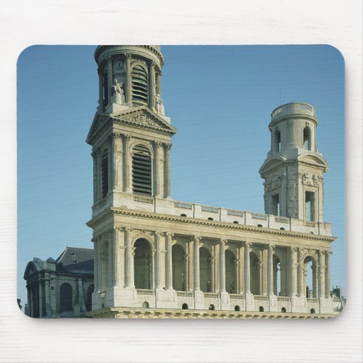 教会の正面の眺めの マウスパッド (正面)