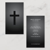 教会の牧師 名刺 (正面/裏面)