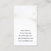 教会の白十字と白鳥のインスパイア牧師 名刺 (裏面)