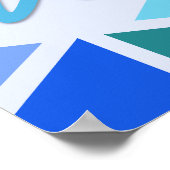 教会の礼拝のウェルカムサイン ポスター (角)