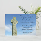 教会の祈り付き朝食会へのご招待 招待状 (スタンド正面)