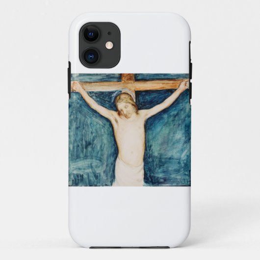 教会の祭壇画からの磔刑 Case-Mate iPhoneケース (裏面)