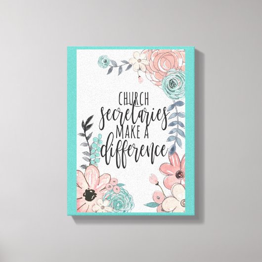 教会の秘書が伸ばしたキャンバス印刷 キャンバスプリント (正面)