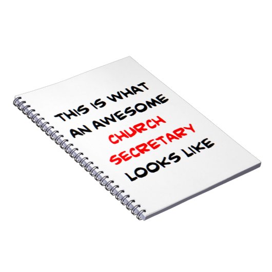 教会の秘書素晴らし ノートブック (右側)