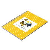 教会の秘書蝶ノート ノートブック (左側)