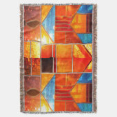 教会の窓から注ぎ出される魔法の光 スローブランケット (正面縦)