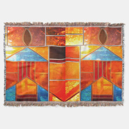 教会の窓から注ぎ出される魔法の光 スローブランケット