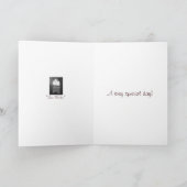 教会の窓から見た田園風絵画景 カード (内部)