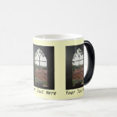 教会の窓から見た農村風景 モーフィングマグカップ (正面右)