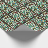 教会の窓ガラス ラッピングペーパー (角)