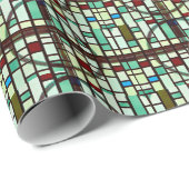 教会の窓ガラス ラッピングペーパー (ロールコーナー)