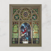 教会の窓 ポストカード (正面)