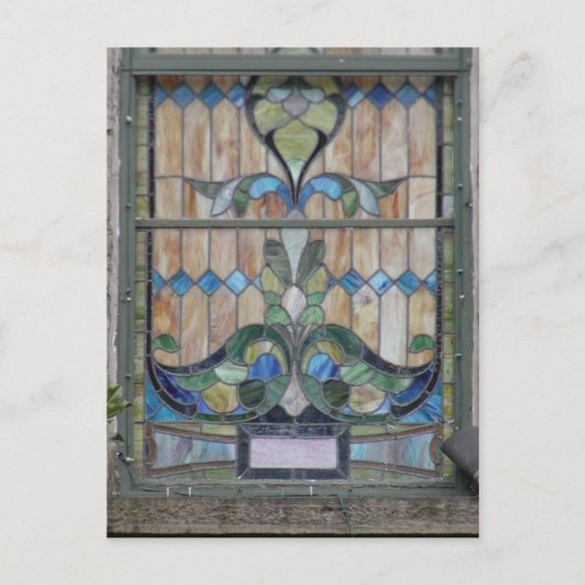 教会の窓 ポストカード (正面)