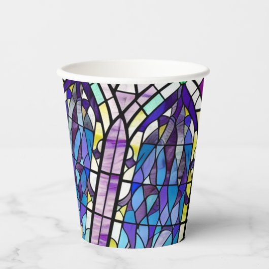 教会の窓 紙コップ (正面)