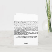 教会の窓 - 良き羊飼い カード (裏面)