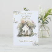 教会の結婚式招待状 招待状 (スタンド正面)