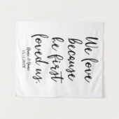 教会の結婚式 装飾 背景 式場 タペストリー (正面(横))