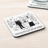 教会の結婚牧師が弁護士にノーと言う コースター (左側)