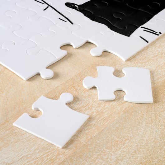 教会の結婚牧師が弁護士にノーと言う ジグソーパズル (側面)