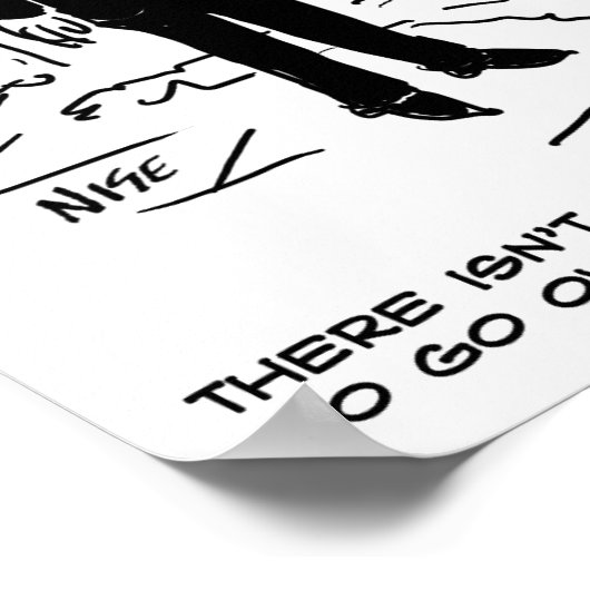 教会の結婚牧師が弁護士にノーと言う ポスター (角)