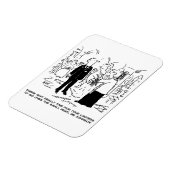 教会の結婚牧師が弁護士にノーと言う マグネット (左側)