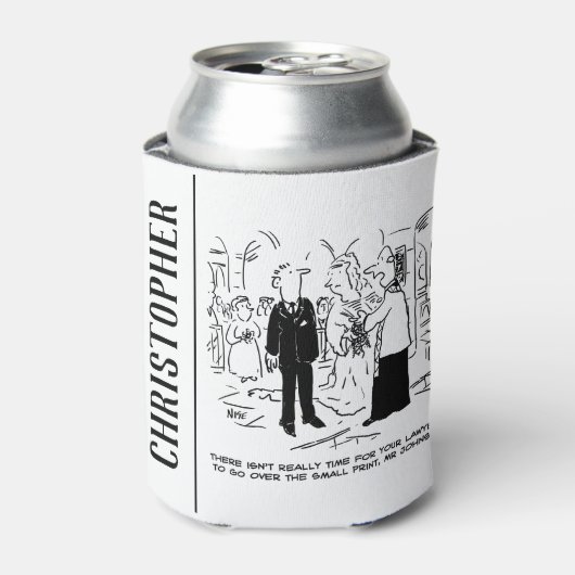 教会の結婚牧師が弁護士にノーと言う 缶クーラー (缶正面)