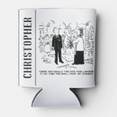 教会の結婚牧師が弁護士にノーと言う 缶クーラー (正面)