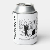 教会の結婚牧師が弁護士にノーと言う 缶クーラー (缶裏面)