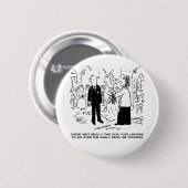 教会の結婚牧師が弁護士にノーと言う 缶バッジ (正面&裏面)