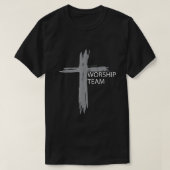 教会の聖歌隊とキリスト教信者のための礼拝チームシャツ Tシャツ (デザイン正面)