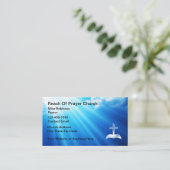 教会の聖職者の名刺 名刺 (スタンド正面)