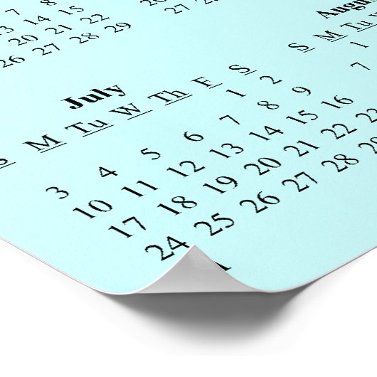 教会の規則 ポスター (角)