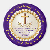 教会の記念日のための安い土産アイディア, マグネット (正面)