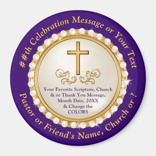 教会の記念日のための安い土産アイディア, マグネット (正面)