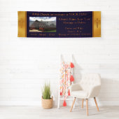 教会の記念日バナーあなたのテキスト、写真、色 横断幕 (インサイチュ)