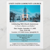 教会の記念日 チラシ (正面)