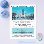教会の記念日 チラシ (シングル)