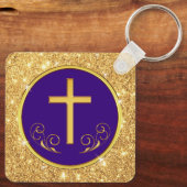 教会の訪問者のための安価なカスタマイズ贈り物 キーホルダー (裏面)