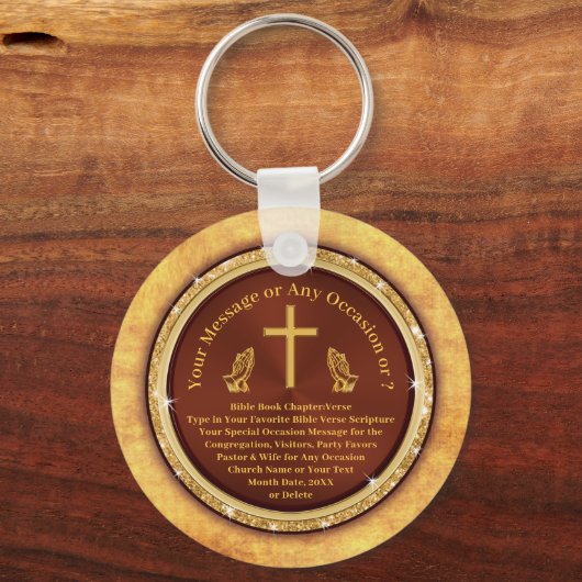 教会の訪問者のための安価な贈り物，メンバー キーホルダー (正面)