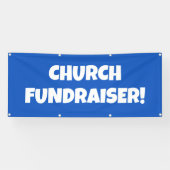 教会の資金調達バナー 横断幕 (横)