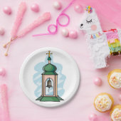教会の鐘楼 ペーパープレート (パーティー)