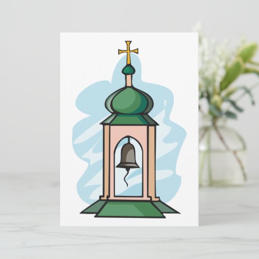 教会の鐘楼 招待状 (スタンド正面)